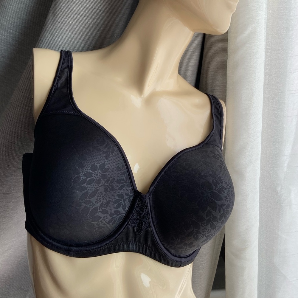40E / 40DD uk Wonderbra lined bra E1105 Black Jacquard